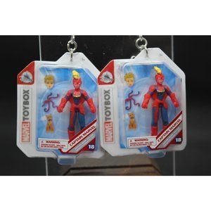 Mini Brands / Marvel - Captain Marvel earrings